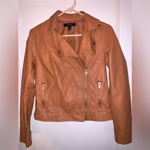 Forever 21 Faux Leather rosegold jacket